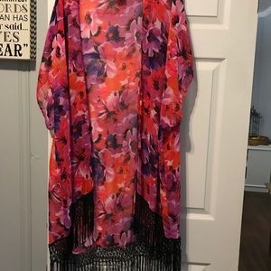 Fringe Kimonos Lot Of two
